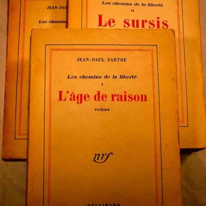 The Roads to Freedom (French:Les Chemins de la liberté) by Jean-Paul Sartre